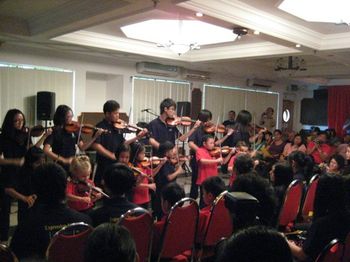 Violin Musicians playing for our Kuala Belait recital