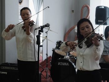 Violin Musicians playing for our Kuala Belait recital