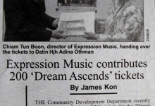 Borneo Donation of Concert Tickets
