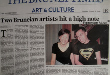 The Brunei Times 2 Bruneian Artists hits a high note