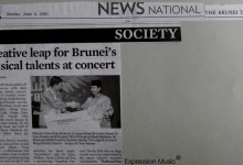 Borneo Bulletin creative Leap for Brunei's musical talents at concert